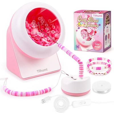 Tilhumt Clay Bead Spinner, Electric Bead Spinner for Jewelry Making, Bracelet