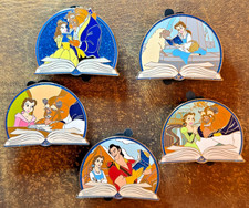 Disney Beauty and the Beast 30th Anniversary 5 Pin Set/Collection - Belle Beast