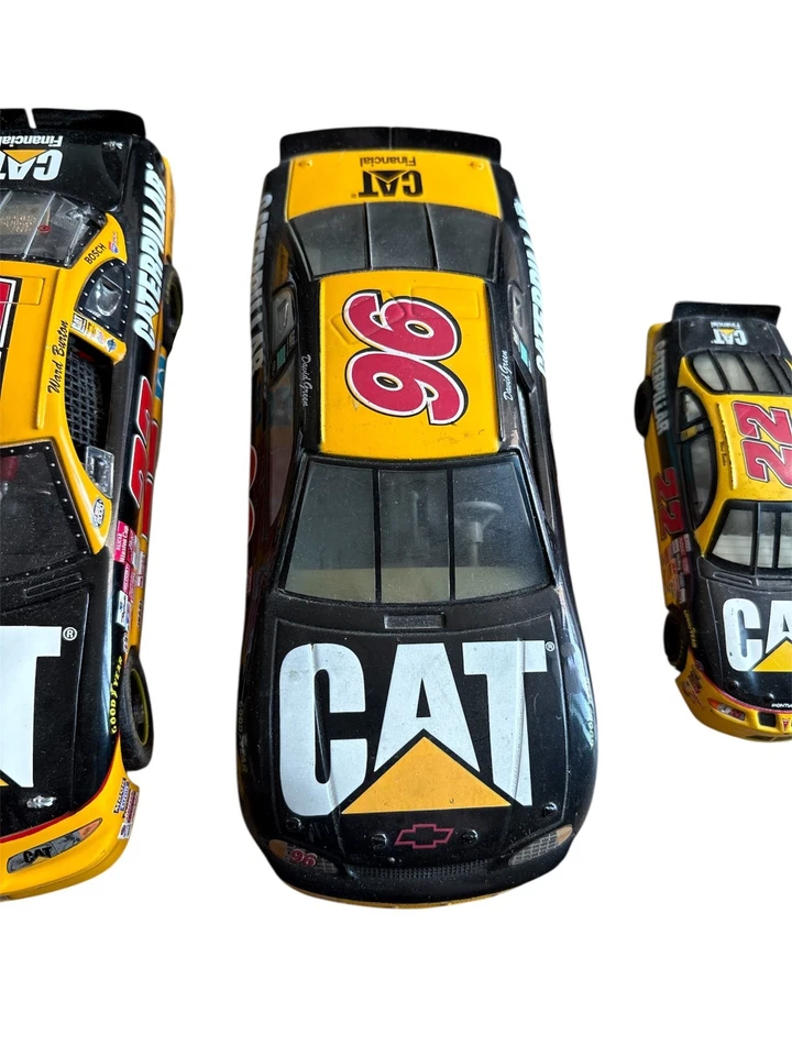 Ward Burton CAT #22 NASCAR литой лот из 4 гоночных чемпионов 1:24 и 1:64 сертификат подлинности LE - Изображение 4 из 4