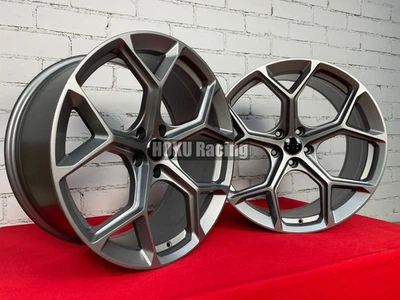 4X 21 Zoll RS6 C8 Style Grau 5X112 Alufelgen für Audi A4 A5 A6 A7 Q5 Q7 etron - Bild 1 von 4