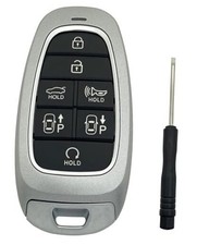 Replacement Keyless Entry Key Fob Cover fit for 2020 2021 2022 Hyundai 7 Button