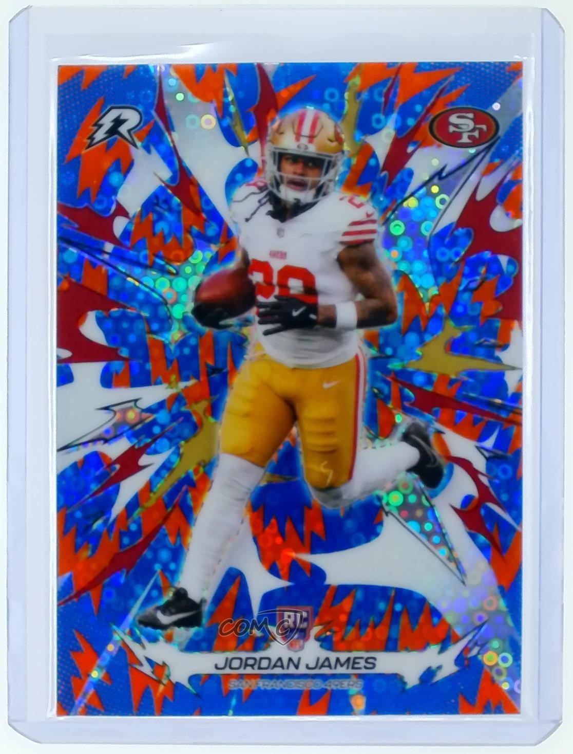 Jordan James 2025 Topps Resurgence #185 Blue/Orange Spark
