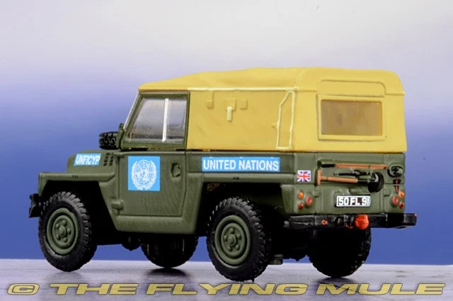 Oxford Diecast 1:76 Land Rover 1/2-Ton Lightweight United Nations - Image 2 of 4