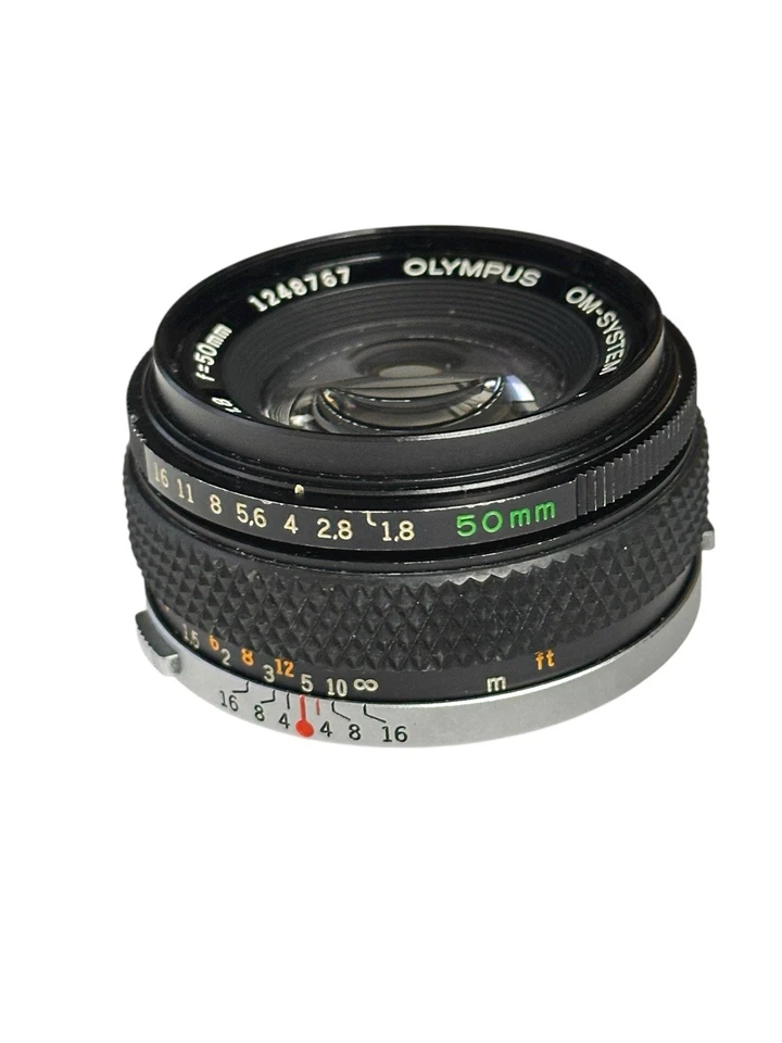 Vintage Olympus OM-System F.Zuiko Auto-S 50mm f/1.8 Lens (OM Mount) - Image 4 of 4