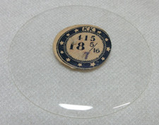 GLASS POCKET WATCH CRYSTAL 18 5/16 H 7 WATCHMAKER REPLACEMENT PART 371