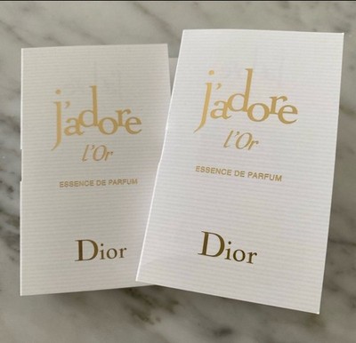 2PC NEW 2025 DIOR J'ADORE L'OR ESSENCE DE PARFUM 1ml/.03oz SPRAY 