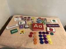 Lot Of Pre School Or Elementary School Learning Cards Numbers Letters  More