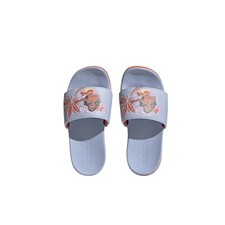 Adidas Disney Moana Adilette Comfort Slides Youth Girls Size 5 Blue Orange NIB