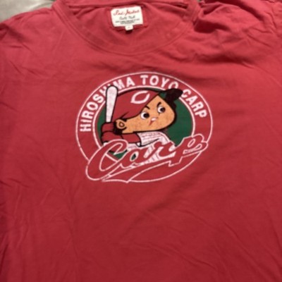 Red Jacket Hiroshima Toyo Carp T-Shirt  Red XL Super Soft