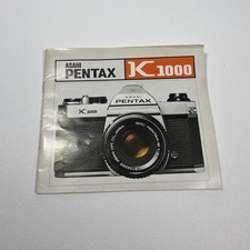 Pentax K1000 Asahi Camera Manual Instructions How-To Booklet Help Guide G671