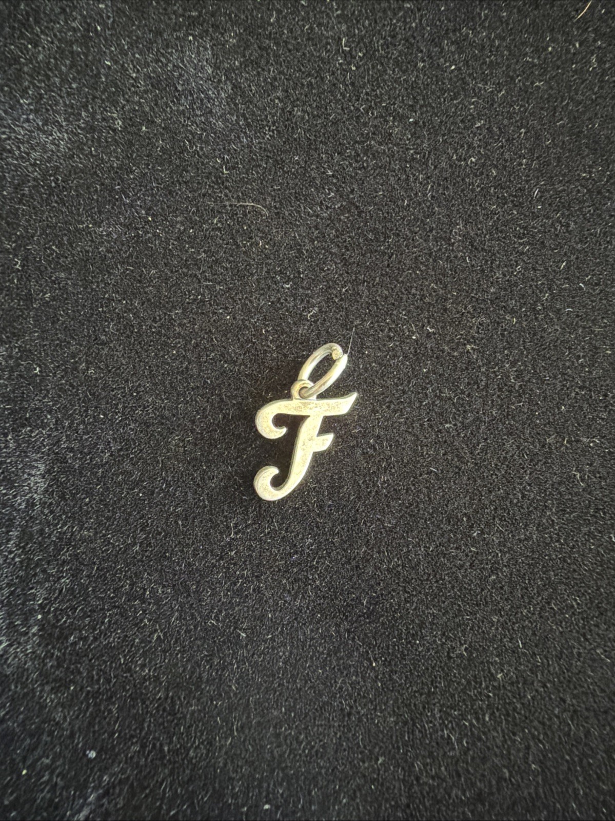 James Avery Small Script Initial Charm – Letter F… - image 1