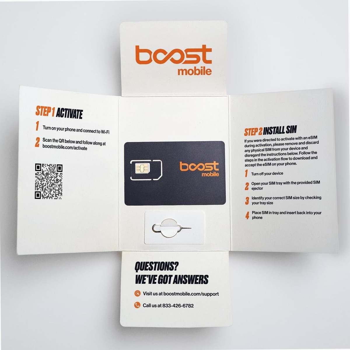 Boost Mobile SIM Kit Forever Unlimited Plan with Auto