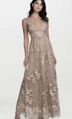 green emerald velvet dress Sparkly Chiffon Rose Gold A Line Bridesmaid Dresses ARD2507 main image 0
