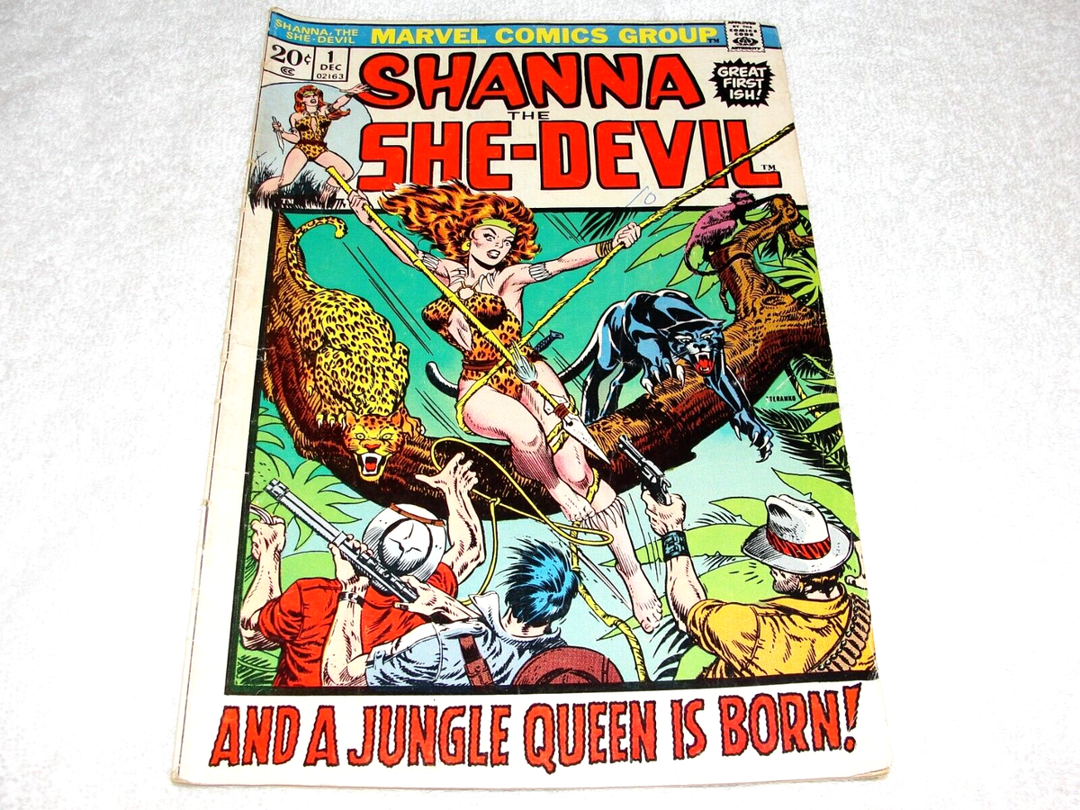 Shanna The She-Devil #1 (Dec 1972, Marvel Comics), 3.0-4.0