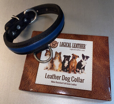 logical leather dog collar