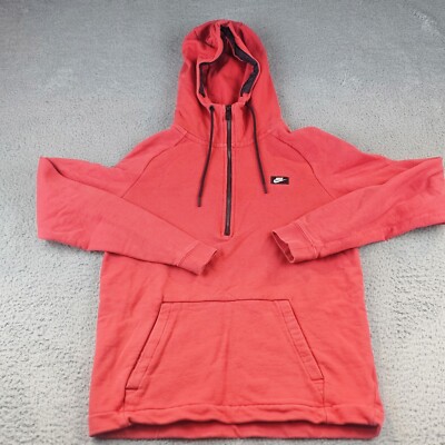 Nike Sportswear Mens Medium Modern Hoodie Red Jacket Pullover 805132-657