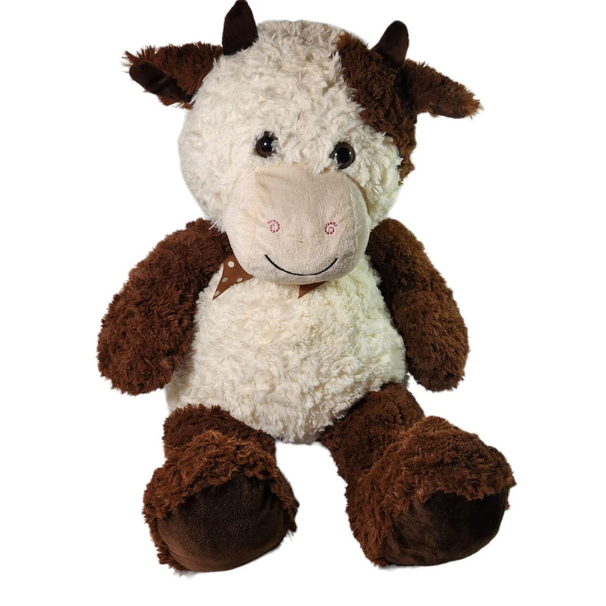 Large cow teddy store bear