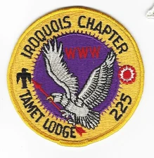 BOY SCOUT  OA  225  TAMET  IROQUOIS  CHPTR  R1B    CRESCENT BAY A.C.     CAL