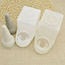 Plastic Leather Craft Glue Pot Container Cement Keeper Anti-Evaporation Tools