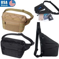 Tactical Waist Bag Pack Outdoor Big Capacity Adjustable Strap Hunting Bag Unisex