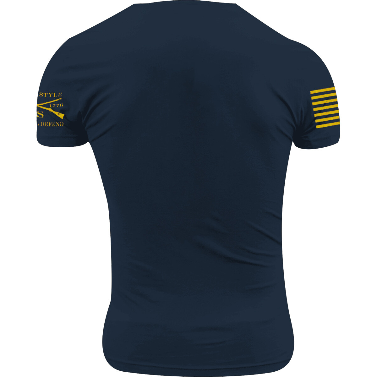 T-shirt Stile Grunt Linea Blu Bandiera - Navy - Foto 3