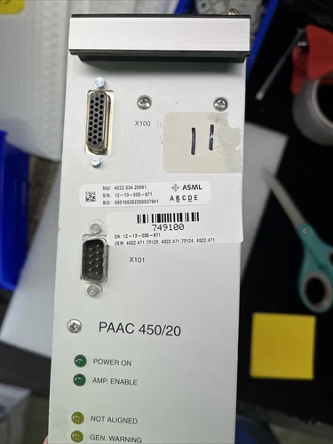 ASML 4022.634.20691 PAAC 450/20 POWER SUPPLY, USED