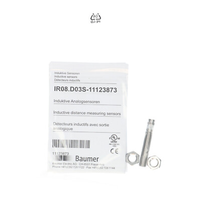 Baumer IR08.D03S-11123873 Inductive Sensor 3mm New NFP Sealed