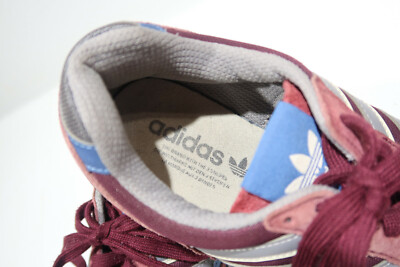 Mens Trainers Adidas Quesence Red Maroon Trace Blue CQ2132 
