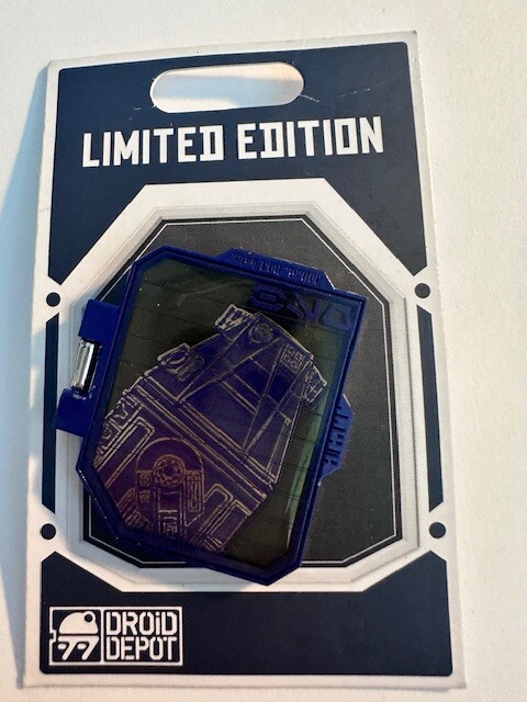 DLR R4 Droid Schematic Star Wars Galaxy Edge Disney Pin  (B)