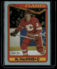 1990-91 O-Pee-Chee #H Al MacInnis Box Bottoms