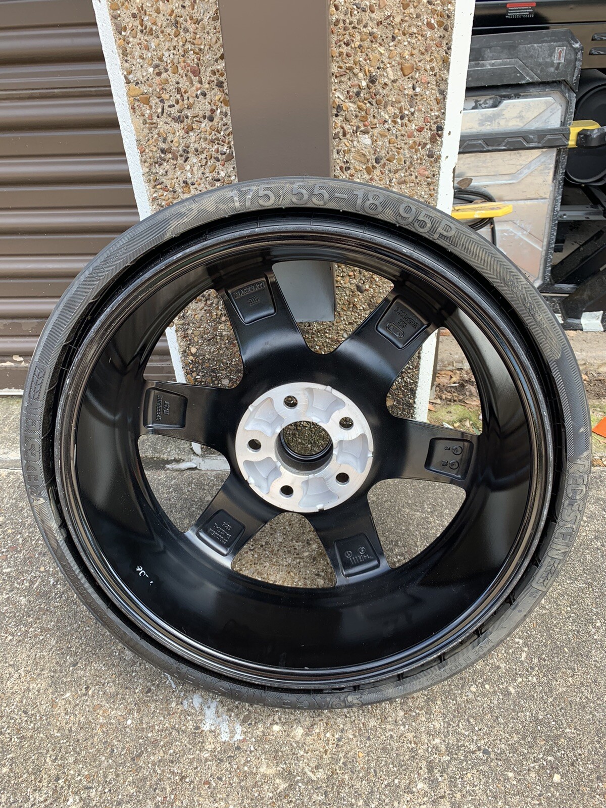 14-17 Maserati Ghibli Emergency Spare Tire Wheel Rim Compact 6.00Bx18H2 ET5 OEM