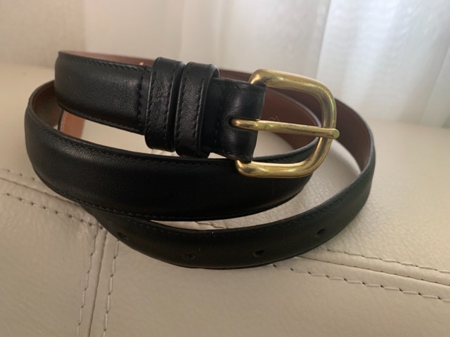 coach mens leather belt