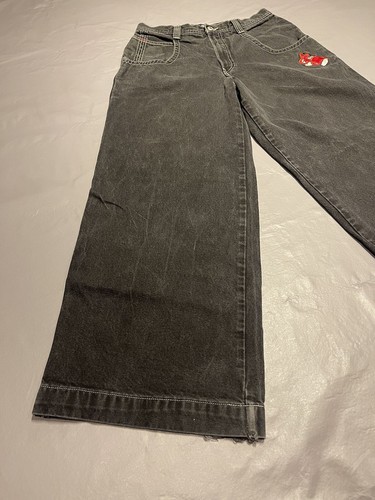 Y2K Jnco Jeans Black Size 33/32 Boxing Gloves Rare - Picture 11 of 14