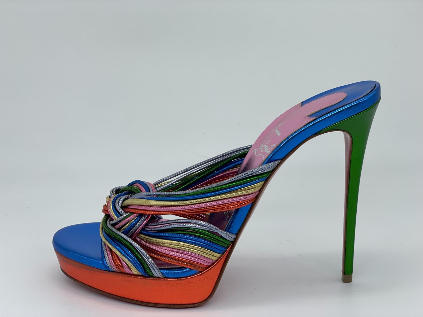 Christian Louboutin MULTITASKI ALTA 120 Platform Mules Sandals Heels Shoes  $995 | eBay