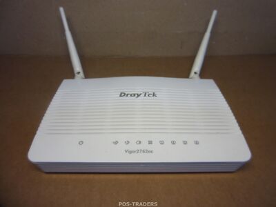Draytek Vigor 2762AC VGY2133 Modem Router Annex A - INCL 2x ANTENNAS - EXCL PSU