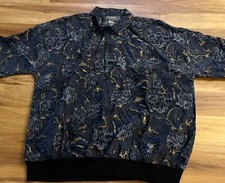 Vintage 70s Triumph of California Shirt Men Size Large Short Sleeve Rayon Cotton