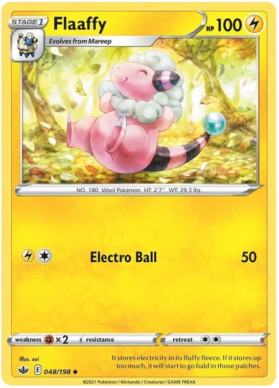 Flaaffy Pokemon TCG Card 048/198