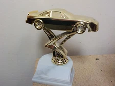 auto racing, car show, award or trophy, Stock Car, about 5.5", w/ engraving