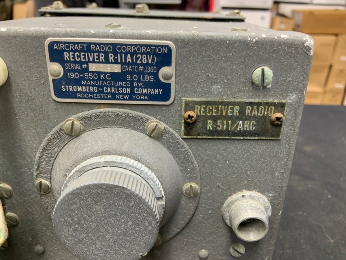 R-511/ARC RECEIVER RADIO by Aircraft Radio Corp. R-11A(28V) | eBay