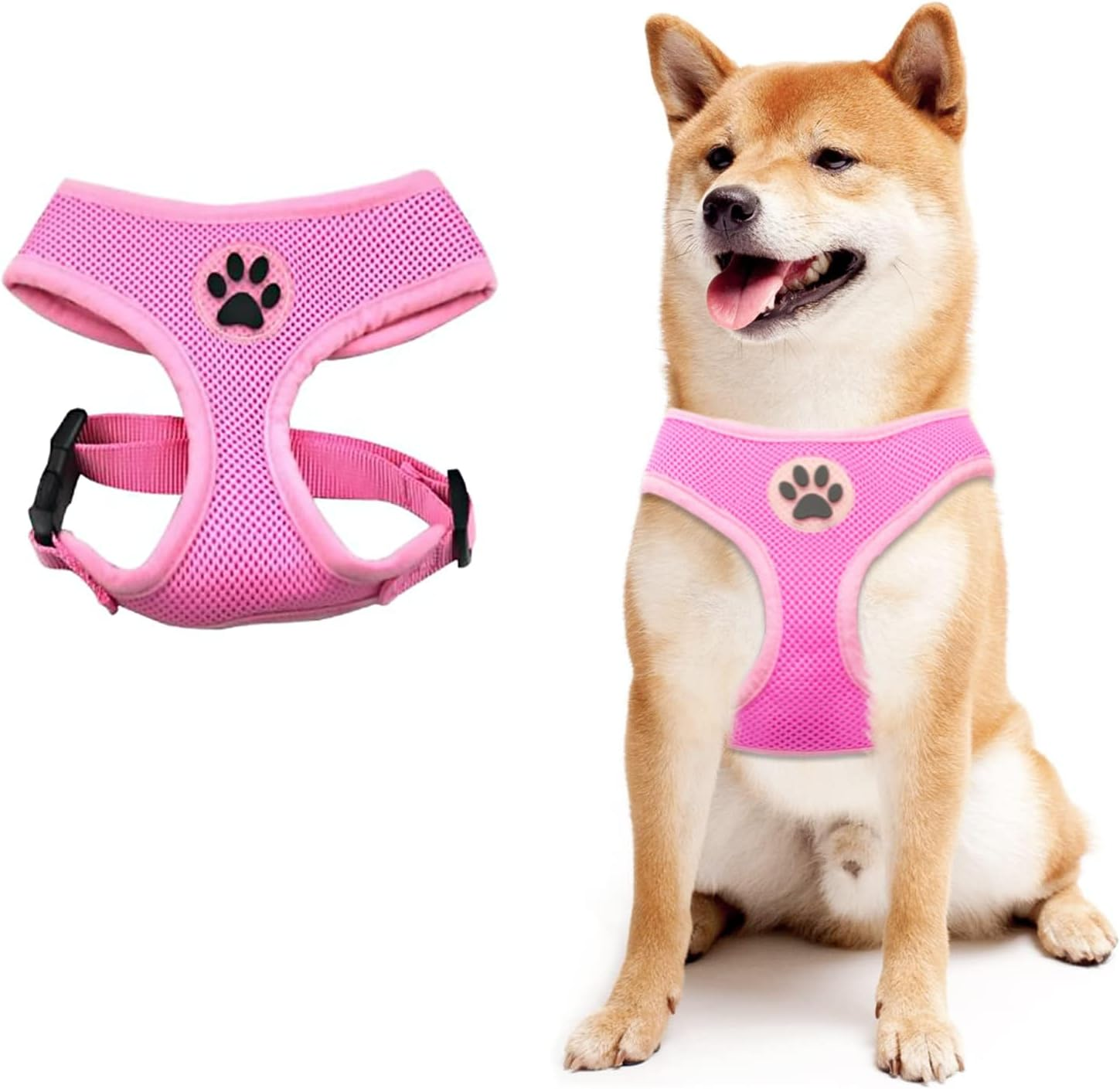 No Pull Dog Harness Medium Sized Dog,Breathable Mesh Puppy Cat Harnesses,Adjusta