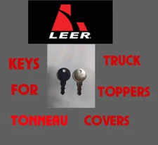 LEER SL021 SET OF 2 KEYS BAUER CENTURY TRUCK CAP TOPPER TOOLBOX FREE SHIPPING