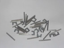 VINTAGE AURORA TJET ORIGINAL 25 JOINER PINS AND 12 METAL LOCKS HO SLOT CAR