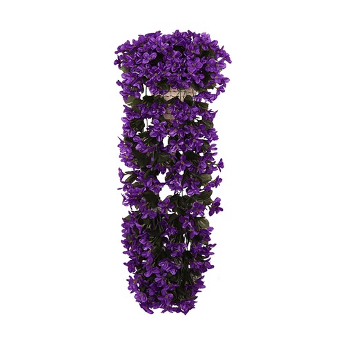 Vivids künstliche hängende Orchidee Bündel hängende Blumen künstliche violette Blume - Bild 2 von 27