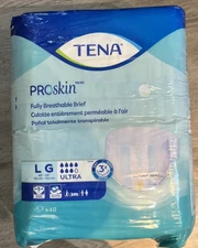 1 Pack TENA Ultra Adult Disposable Diapers Incontinence Briefs Size Large 40ct