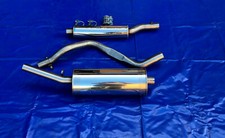  VW Scirocco 1 VW  Golf 1  Edelstahl Auspuffanlage mit Vorschalldämpfer 45 mm