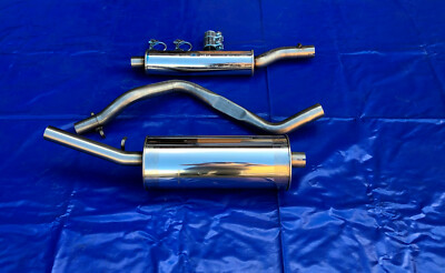  VW Scirocco 1 VW  Golf 1  Edelstahl Auspuffanlage mit Vorschalldämpfer 45 mm