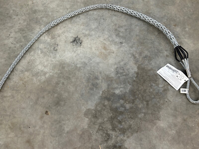 New Hubbell Kellems 03302052  1.25-1.49 Mesh Cable Pulling Grip Flex Eye, 56''