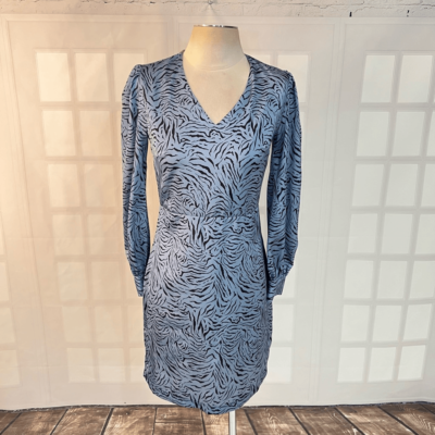 black sexy dress long sleeve Off-Shoulder Mesh Sleeve Cut-Out Dress, Black / M main image 0