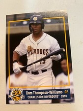 Dom Thompson Williams Card Charleston River Dogs Team Card