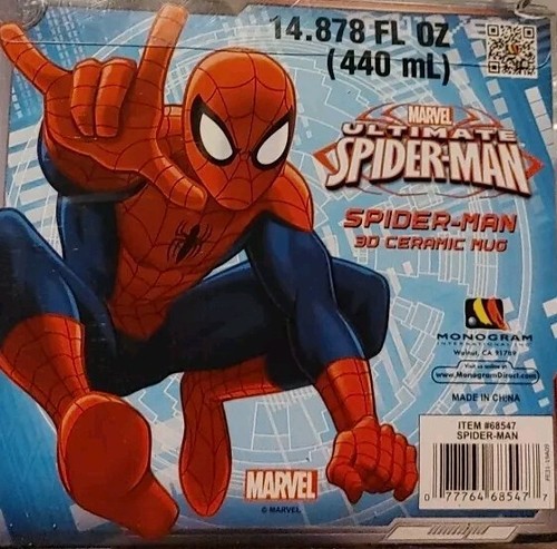 Marvel Ultimate Spider-Man 3D Ceramic Mug - Many Great Items Available - Picture 3 of 5